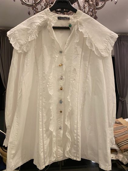 ดอร์เช่ แอนด์ กาบาร์น่า(ติดจองค่ะ) เสื้อเชิ้ตคอบัวใหญ่ สภาพใหม่เอี่ยม รูปที่ 5