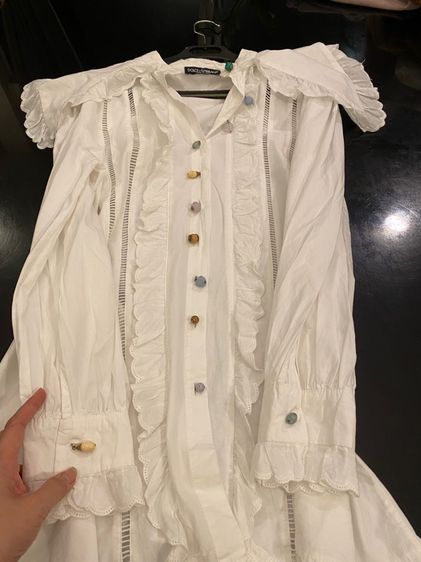 ดอร์เช่ แอนด์ กาบาร์น่า(ติดจองค่ะ) เสื้อเชิ้ตคอบัวใหญ่ สภาพใหม่เอี่ยม รูปที่ 12