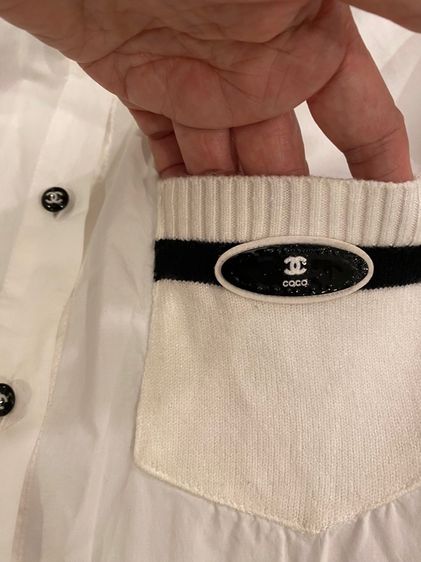 ชาแนล(ติดจองค่ะ) เชิ้ตแขนยาว สภาพใหม่เอี่ยม  รูปที่ 11