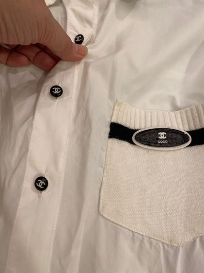 ชาแนล(ติดจองค่ะ) เชิ้ตแขนยาว สภาพใหม่เอี่ยม  รูปที่ 8