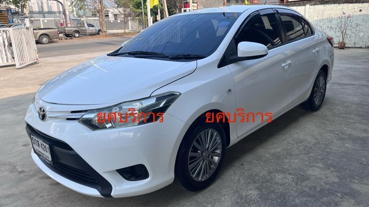 Toyota Vios 2015 1.5 J Sedan เบนซิน ไม่ติดแก๊ส เกียร์อัตโนมัติ ขาว รูปที่ 3