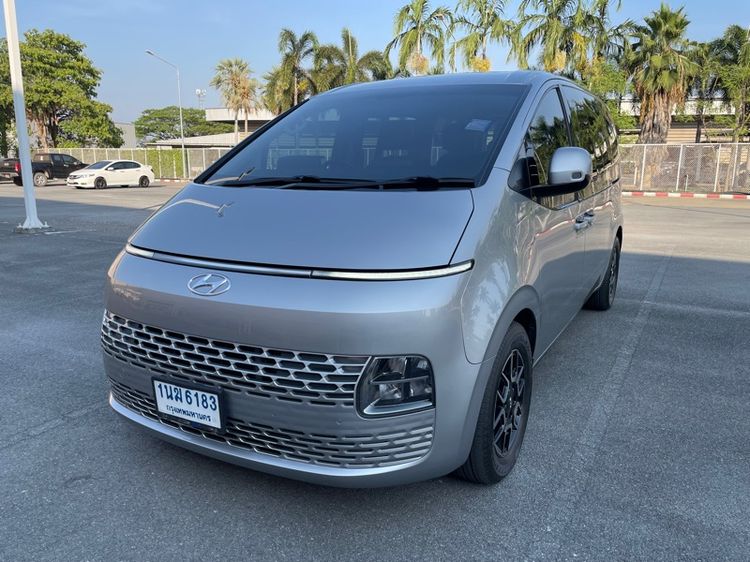 Hyundai Staria 2021 2.2 S Van ดีเซล ไม่ติดแก๊ส เกียร์อัตโนมัติ เทา รูปที่ 3