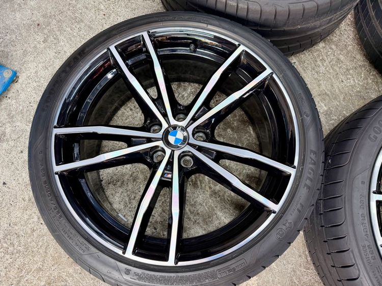 ล้อแม็ก BMW ขอบ 19” 5 รู 112 สภาพสวยถอดเก็บ หน้ากว้าง 8” ET 27  หลัง 8.5” ET 40 ยาง GOODYEAR หน้า 225-40R19 ปี 20 หลัง 255-35R19 ปี 20 รูปที่ 6