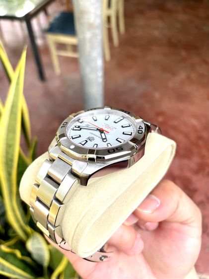 Tag heuer aquaracer white dial รูปที่ 3