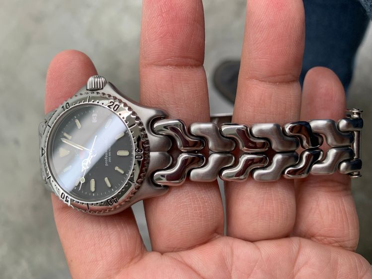 TAG-HEUER ก้างปลา หน้าเทา ขนาด Boy Size  รูปที่ 2