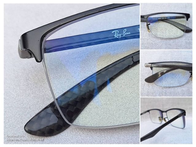 แว่นตา RAY–BAN ITALY เลนส์บลูโพรเทค มัลติโค้ท ค่าสายตายาว 225...Authentic RAY–BAN handcrafted in Milan, Italy รูปที่ 4