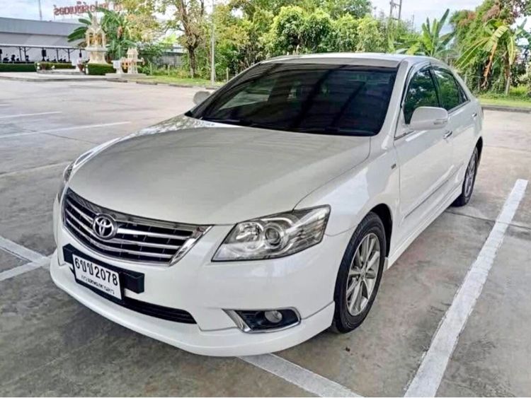 Toyota Camry 2010 2.0 G Sedan เบนซิน ไม่ติดแก๊ส เกียร์อัตโนมัติ ขาว รูปที่ 2