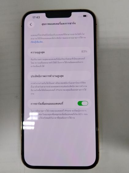 ขาย iPhone 13 Pro Max 256GB สีทอง รูปที่ 3