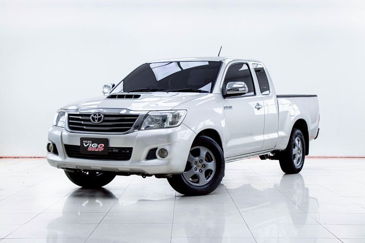 Toyota Hilux Vigo 2012 2.5 E Pickup ดีเซล ไม่ติดแก๊ส เกียร์ธรรมดา บรอนซ์เงิน รูปที่ 4