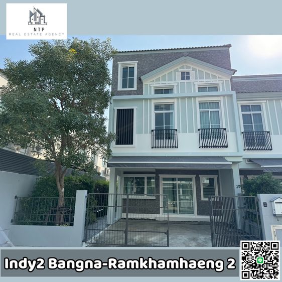Townhome for rent (Corner house) Big Type , near Mega Bangna just 5 minutes 