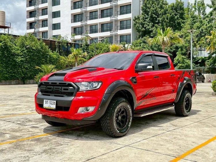 รถ Ford Ranger 2.2 Hi-Rider XLT สี แดง
