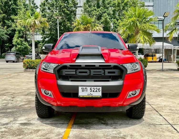 Ford Ranger 2018 2.2 Hi-Rider XLT Pickup ดีเซล ไม่ติดแก๊ส เกียร์อัตโนมัติ แดง รูปที่ 2