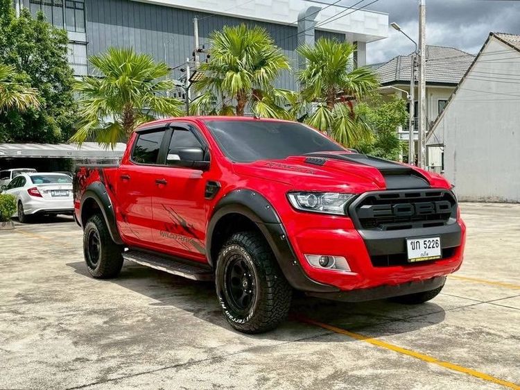 Ford Ranger 2018 2.2 Hi-Rider XLT Pickup ดีเซล ไม่ติดแก๊ส เกียร์อัตโนมัติ แดง รูปที่ 3