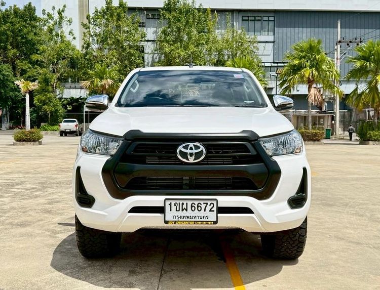 Toyota Hilux Revo 2021 Double Cab 2.4 Entry Prerunner Pickup ดีเซล ไม่ติดแก๊ส เกียร์อัตโนมัติ ขาว รูปที่ 2