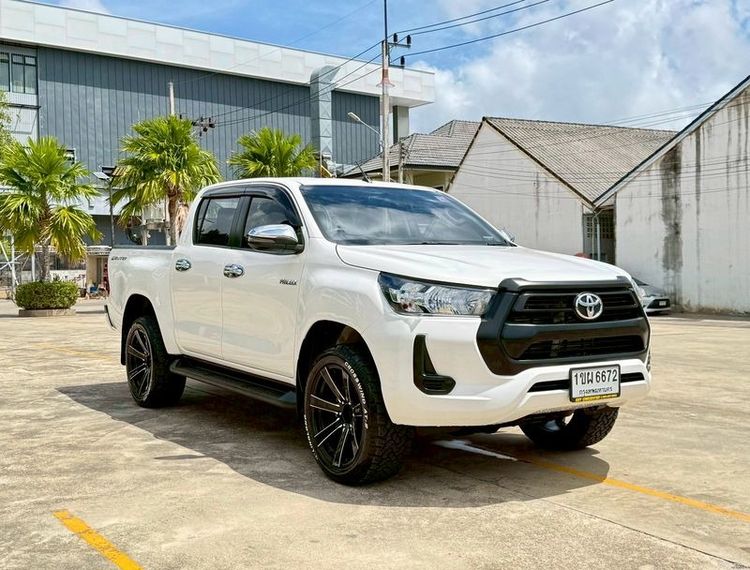 Toyota Hilux Revo 2021 Double Cab 2.4 Entry Prerunner Pickup ดีเซล ไม่ติดแก๊ส เกียร์อัตโนมัติ ขาว รูปที่ 3