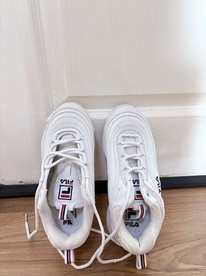 รองเท้าผ้าใบสีขาวFila ไซส์EUR37.5 รูปที่ 2