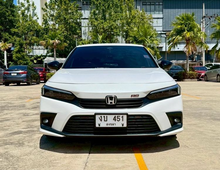 Honda Civic 2022 1.5 RS Sedan เบนซิน ไม่ติดแก๊ส เกียร์อัตโนมัติ ขาว รูปที่ 2