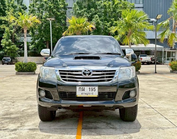Toyota Hilux Vigo Champ 2013 Double Cab 3.0 G 4WD Pickup ดีเซล ไม่ติดแก๊ส เกียร์อัตโนมัติ ดำ รูปที่ 2