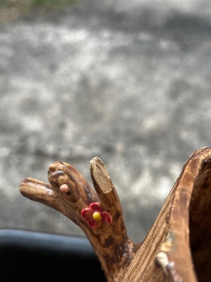 กระถางต้นไม้เซรามิก งาน hand made ( พร้อมส่ง ) รูปที่ 2