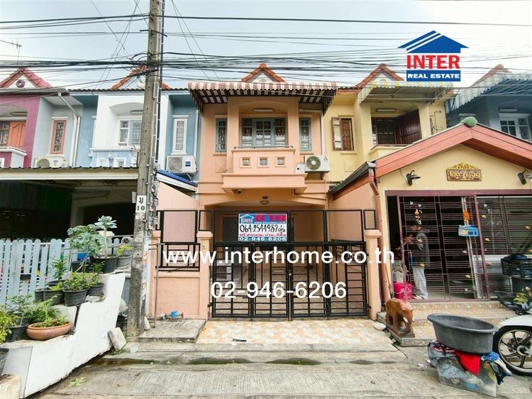 ทาวน์เฮ้าส์ 2 ชั้น 16 ตร.ว. หมู่บ้านเค.ซี รามอินทรา1 ซอยหทัยราษฎร์39 ถนนหทัยราษฎร์ ถนนรามอินทรา เขตมีนบุรี กรุงเทพมหานคร