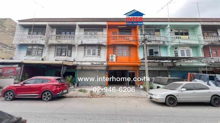 อาคารพาณิชย์ 3 ชั้น 19.8 ตร.ว. อาคารพาณิชย์ ซอยไทยธานี9 ใกล้นิคมอุตสาหกรรมนวนคร ถนนพหลโยธิน คลองหลวง ปทุมธานี