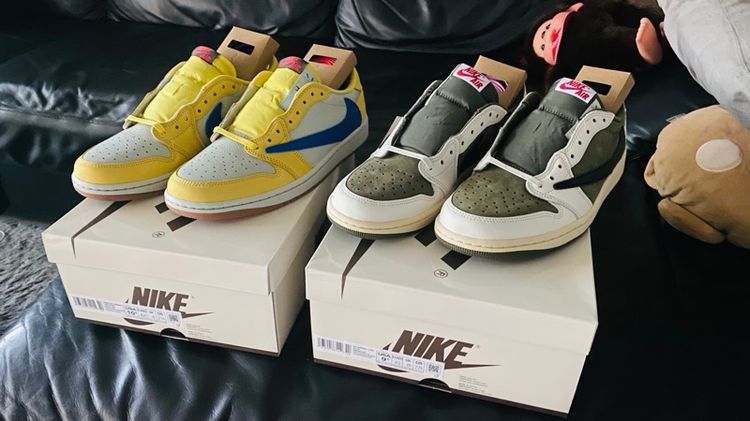 อื่นๆ รองเท้าผ้าใบ UK 9 | EU 43 1/3 | US 9.5 Nike Air Jordan 1 Low x Travis Scott