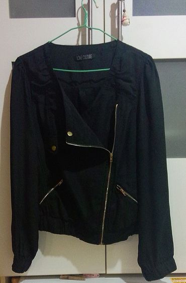 อื่นๆ เสื้อแจ็คเก็ต | เสื้อคลุม L ดำ แขนยาว เสื้อแจ็คเก็ต