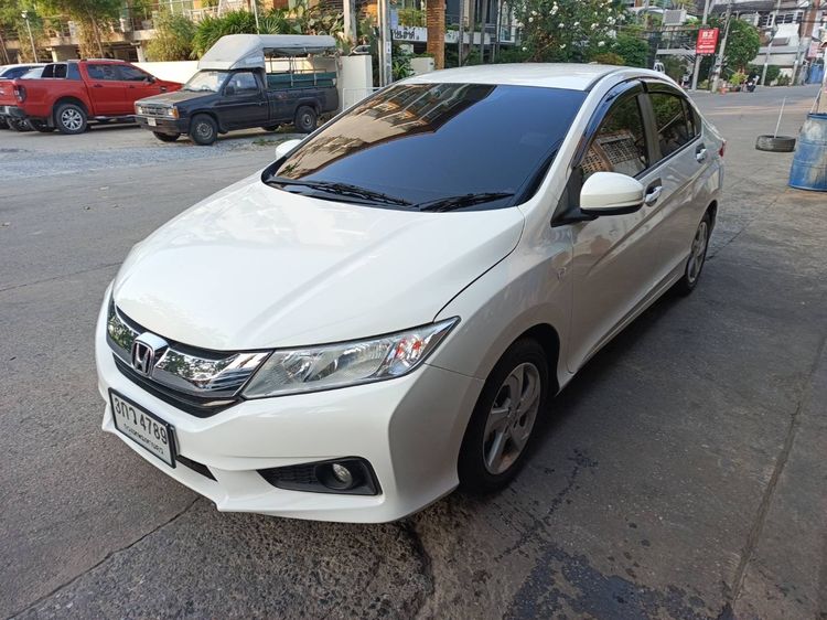 Honda City 2014 1.5 V Sedan เบนซิน เกียร์อัตโนมัติ ขาว รูปที่ 4
