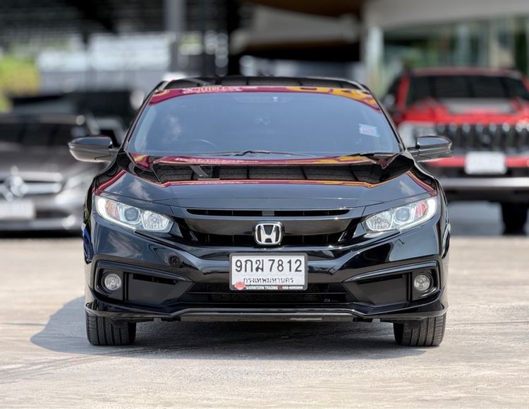 Honda Civic 2019 1.8 EL i-VTEC Sedan เบนซิน ไม่ติดแก๊ส เกียร์อัตโนมัติ ดำ รูปที่ 3