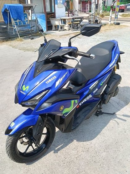 yamaha aerox ปี 2017 รถบ้านเดิมๆยางหน้าหลังใหม่ภาษีเต็มสนใจ 085-840-9355 รูปที่ 3