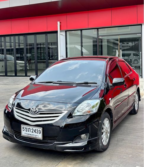 Toyota Vios 2010 1.5 E Ivory Sedan เบนซิน เกียร์อัตโนมัติ ดำ รูปที่ 3