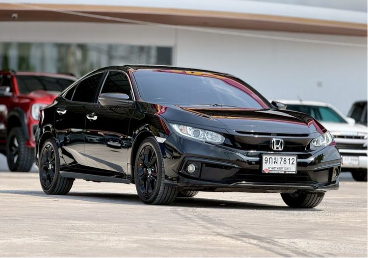 Honda Civic 2019 1.8 EL i-VTEC Sedan เบนซิน ไม่ติดแก๊ส เกียร์อัตโนมัติ ดำ รูปที่ 3