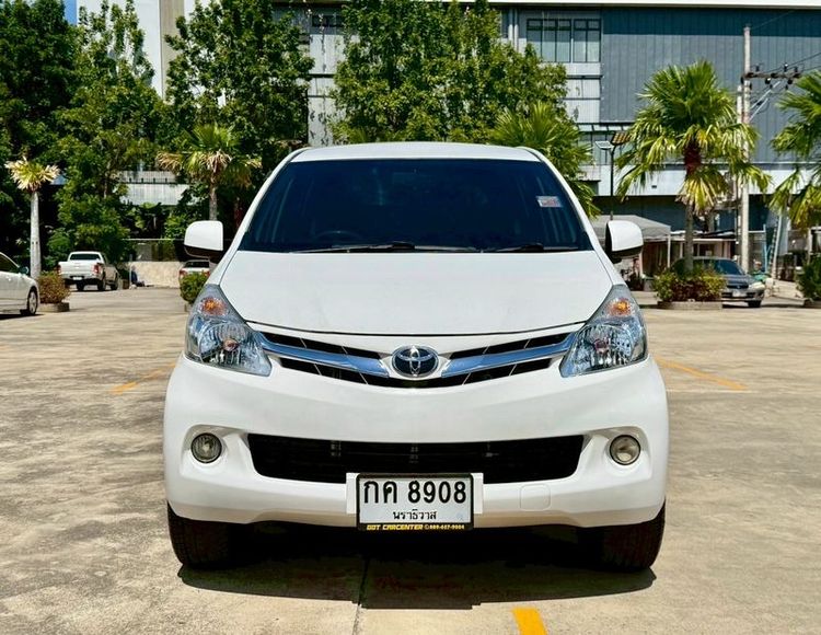 Toyota Avanza 2012 1.5 E Utility-car เบนซิน ไม่ติดแก๊ส เกียร์ธรรมดา ขาว รูปที่ 2