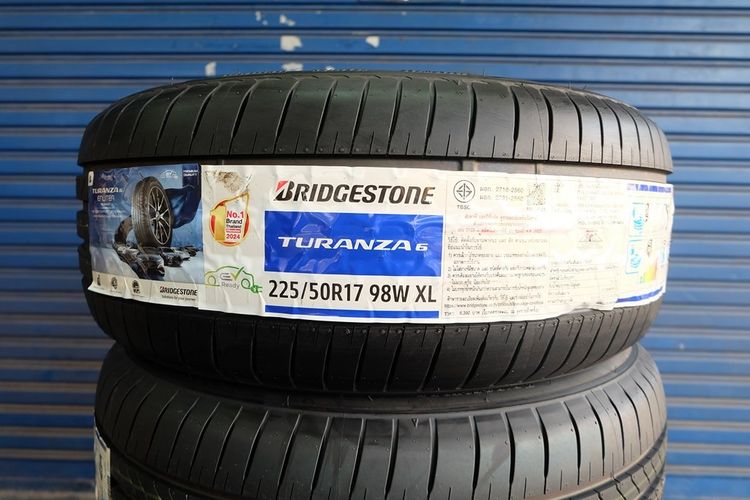 🚩 ยางใหม่ Bridgestone รุ่น Turanza 6 ขนาด 225 50R17 ปี25 รูปที่ 2