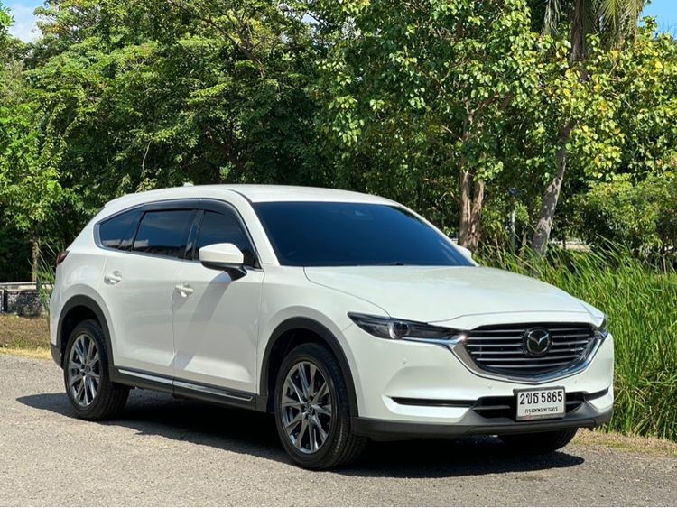 Mazda CX-8 2021 2.5 SP Exclusive Utility-car เบนซิน ไม่ติดแก๊ส เกียร์อัตโนมัติ ขาว รูปที่ 3
