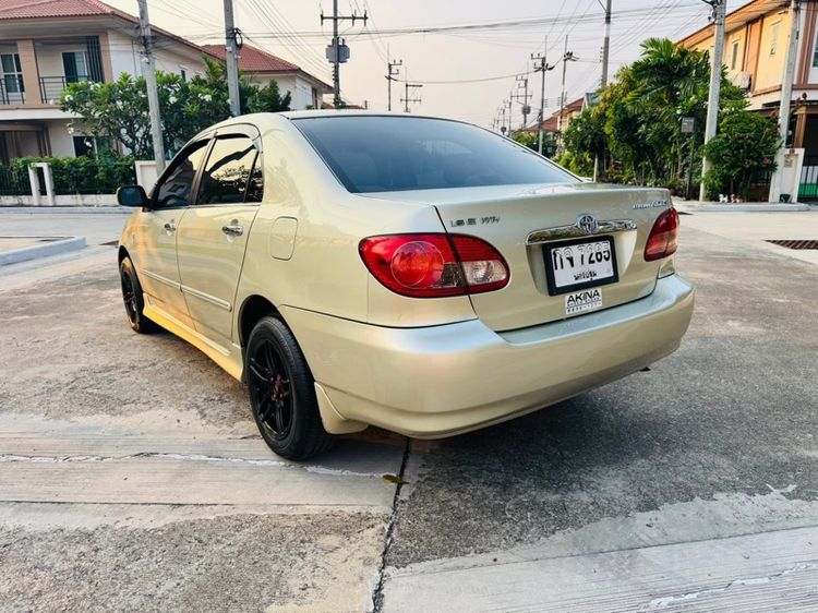 Toyota Altis 2004 1.6 E Sedan เบนซิน ไม่ติดแก๊ส เกียร์อัตโนมัติ ทอง รูปที่ 3