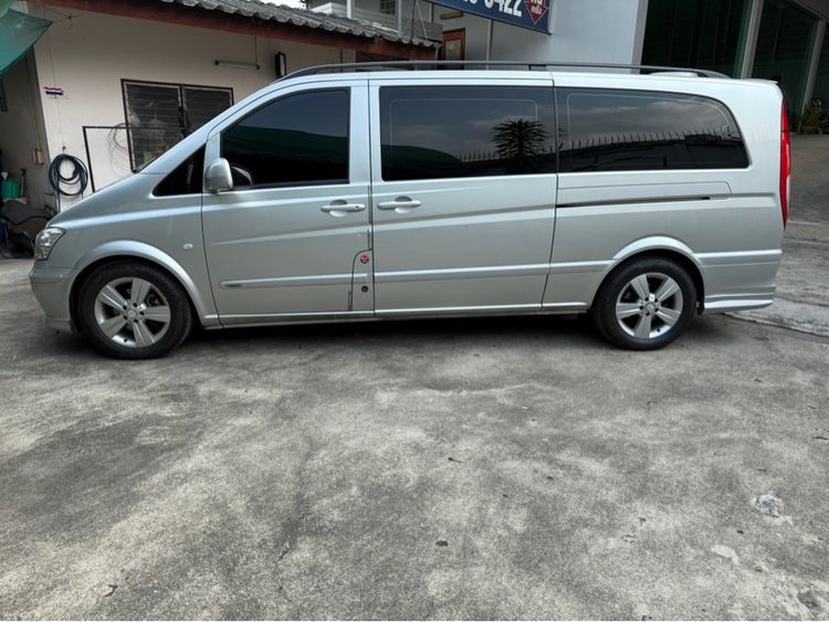 Mercedes-Benz V-Class 2012 Vito Van ดีเซล ไม่ติดแก๊ส เกียร์อัตโนมัติ บรอนซ์เงิน รูปที่ 3