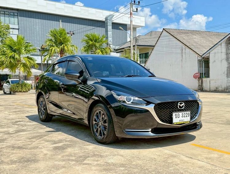 Mazda Mazda 2 2020 1.3 Skyactiv-G S Leather Sedan Sedan เบนซิน ไม่ติดแก๊ส เกียร์อัตโนมัติ ดำ รูปที่ 3