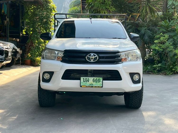 Toyota Hilux Revo 2016 2.8 J 4WD Pickup ดีเซล ไม่ติดแก๊ส เกียร์ธรรมดา ขาว รูปที่ 2