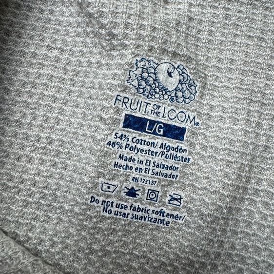 เสื้อยืดแขนยาว 90s Fruit​ of the​ Loom​ Size ML  รูปที่ 3