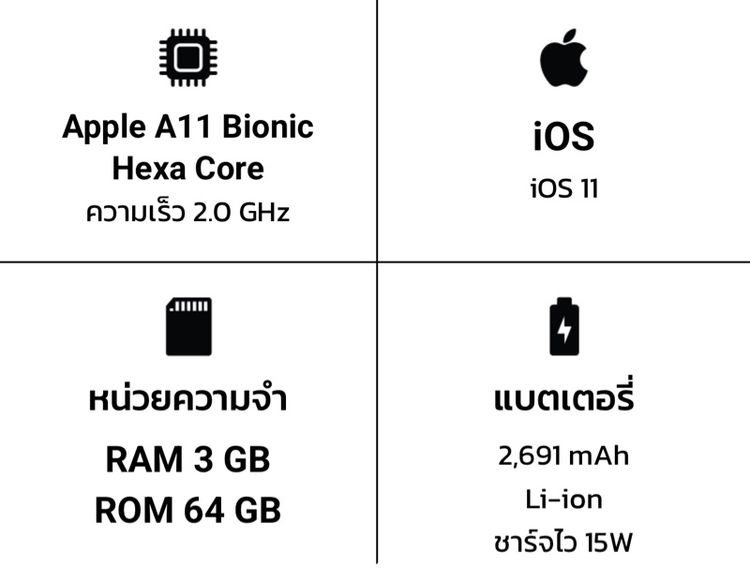 ไอโฟน8พลัส ของแท้ รูปที่ 4