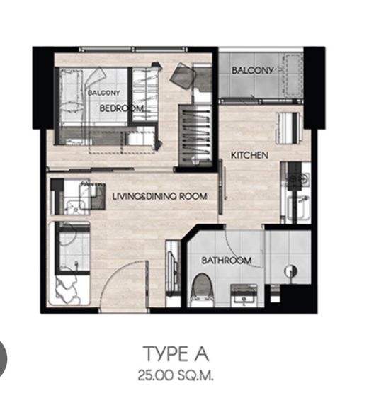ตกแต่งครบ คอนโด ดิเอ็กเซล ไฮด์อะเวย์ สุขุมวิท50 รูปที่ 4