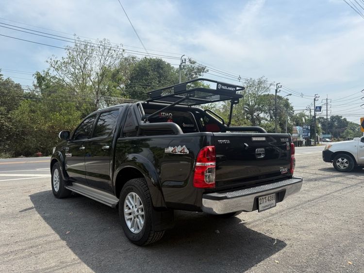 Toyota Hilux Vigo Champ 2013 Double Cab 3.0 G 4WD Pickup ดีเซล ไม่ติดแก๊ส เกียร์อัตโนมัติ ดำ รูปที่ 4