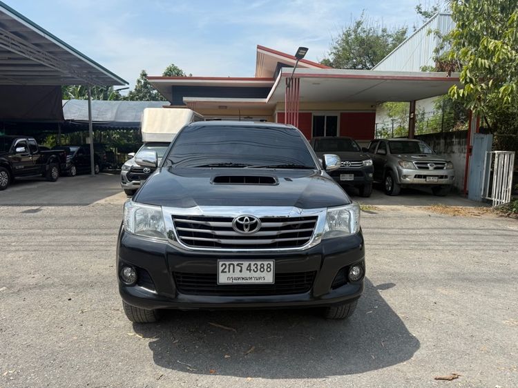 Toyota Hilux Vigo Champ 2013 Double Cab 3.0 G 4WD Pickup ดีเซล ไม่ติดแก๊ส เกียร์อัตโนมัติ ดำ รูปที่ 2