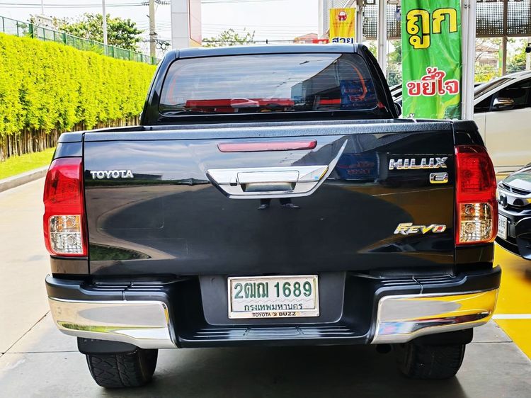Toyota Hilux Revo 2017 2.4 Prerunner E Pickup ดีเซล ไม่ติดแก๊ส เกียร์ธรรมดา ดำ รูปที่ 4