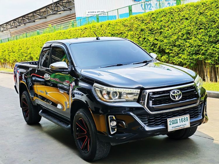 Toyota Hilux Revo 2017 2.4 Prerunner E Pickup ดีเซล ไม่ติดแก๊ส เกียร์ธรรมดา ดำ รูปที่ 3