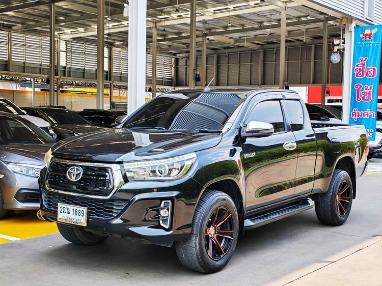 Toyota Hilux Revo 2017 2.4 Prerunner E Pickup ดีเซล ไม่ติดแก๊ส เกียร์ธรรมดา ดำ รูปที่ 2