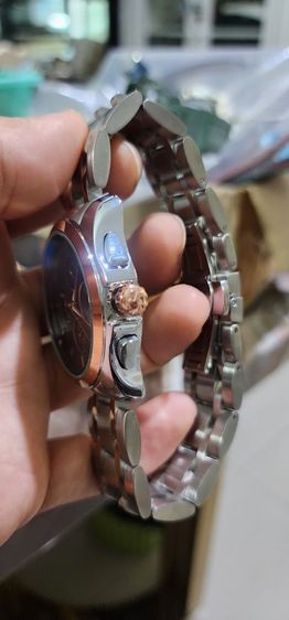 นาฬิกา Tissot Chronograph หน้าปัดน้ำเงิน ขอบ Rose Gold สายสแตนเลส ระบบควอตซ์ รูปที่ 5