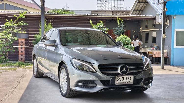Mercedes-Benz C-Class 2015 C180 Sedan เบนซิน ไม่ติดแก๊ส เกียร์อัตโนมัติ เทา