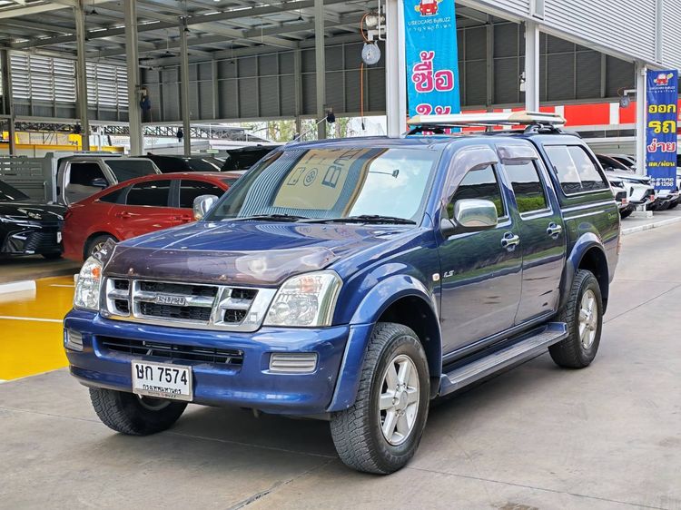 Isuzu D-MAX 2003 3.0 LS 4WD Pickup ดีเซล ไม่ติดแก๊ส เกียร์ธรรมดา น้ำเงิน รูปที่ 2